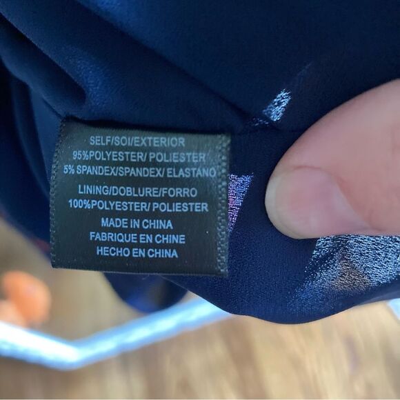 Charles Henry Women’s navy floral short sleeve shift dress size large NWT! 😍 - Picture 3 of 10